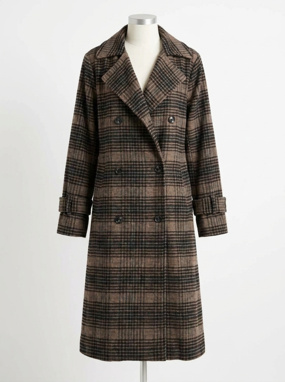 NEW Z SUPPLY women's jackie plaid trench coat in latte